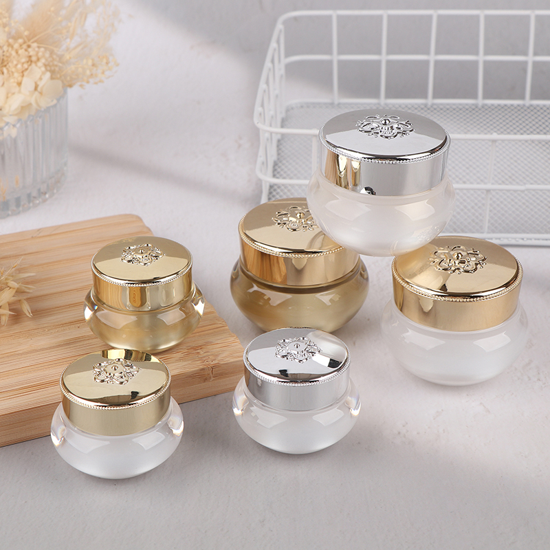 Luxury Skincare Containers - Vasetti Vuoti in Acrilico per Crema