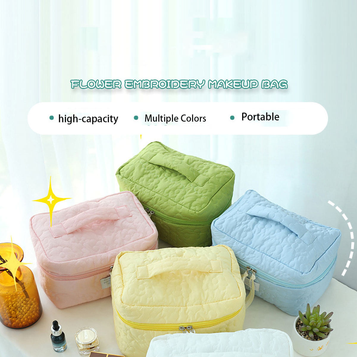 Borsa per il trucco color cara - Luxury Skincare Containers recensione e prezzo